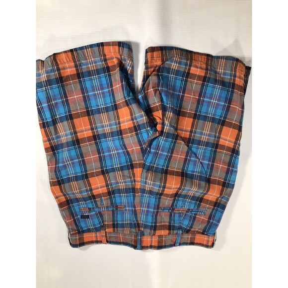 IZOD Men’s Shorts Plaid 100% Cotton Multicolor Size 33 - Picture 5 of 7